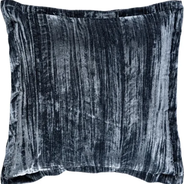 PTMD Senny Sierkussen - 45x3x45 cm - Fluweel - Blauw