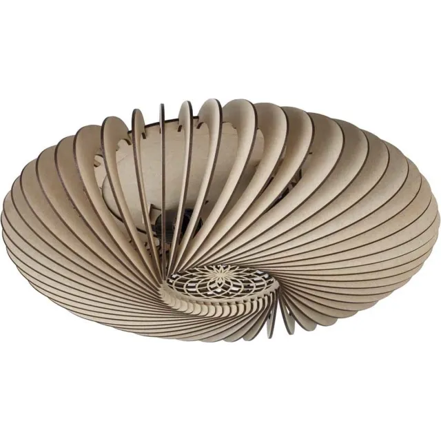 Blij Design Plafondlamp Swan Ø 36 cm naturel Crème