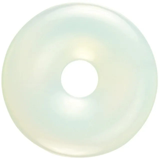 Ruben Robijn Opaliet donut 40 mm (synth) Wit