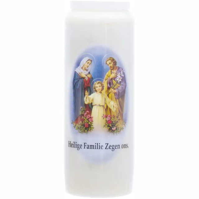 Enlightening Candles Grafkaars - wit - 6 x 18 cm - 9 dagen - Noveenkaars - Gedenkkaars - Graflicht - herdenkingslicht - gedenklicht