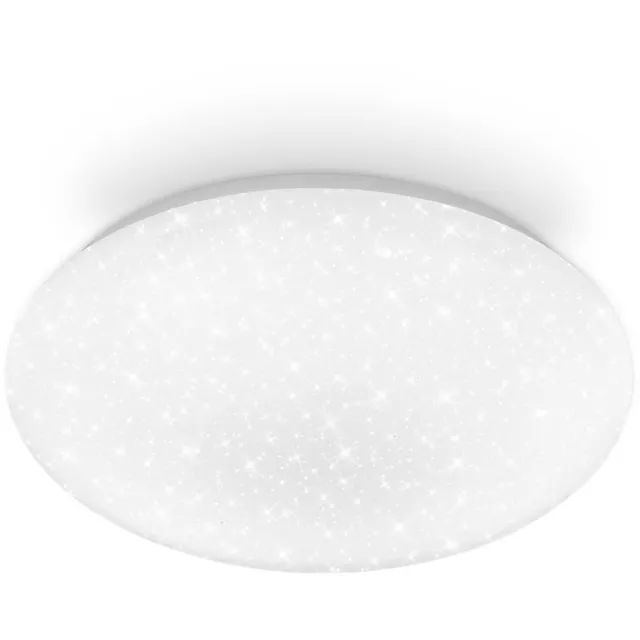 Briloner Lumenia - Dimbaar Plafondlamp - 4000K neutraal wit licht - plafonniere met sterrenhemel - Ø28cm