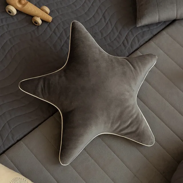 Nobodinoz Ster kussen Aristote Slate Grey Nobodinoz gray