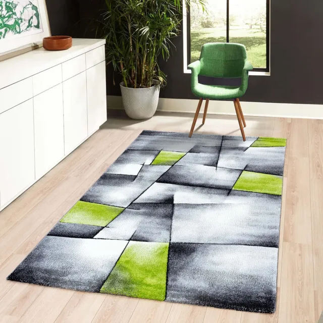 flycarpets Kristal Modern Vloerkleed - 200x290cm - Groen