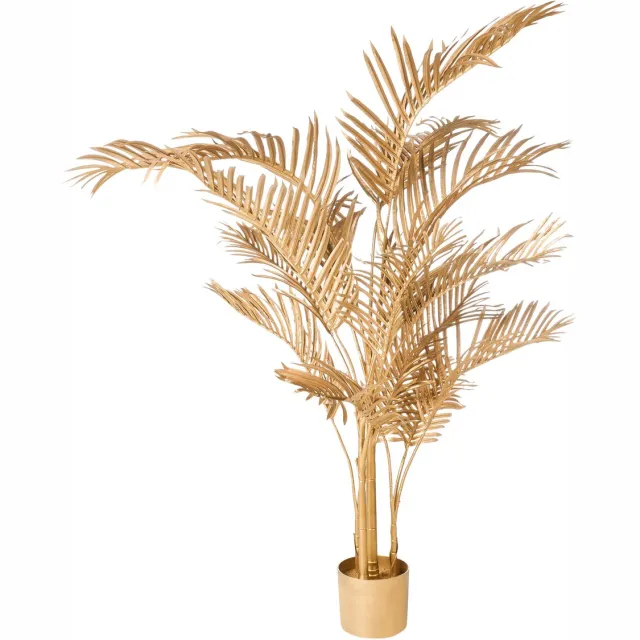 Beliani ARECA PALM - Kunstplant - Goud - 160 cm - Kunststof