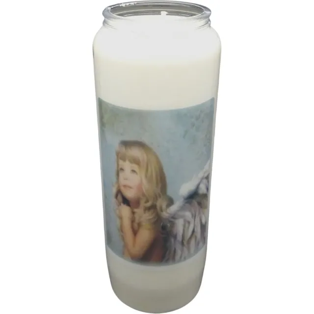 Spaas Noveenkaars Engelen 001 - 9 dagen brander (5 stuks) wit