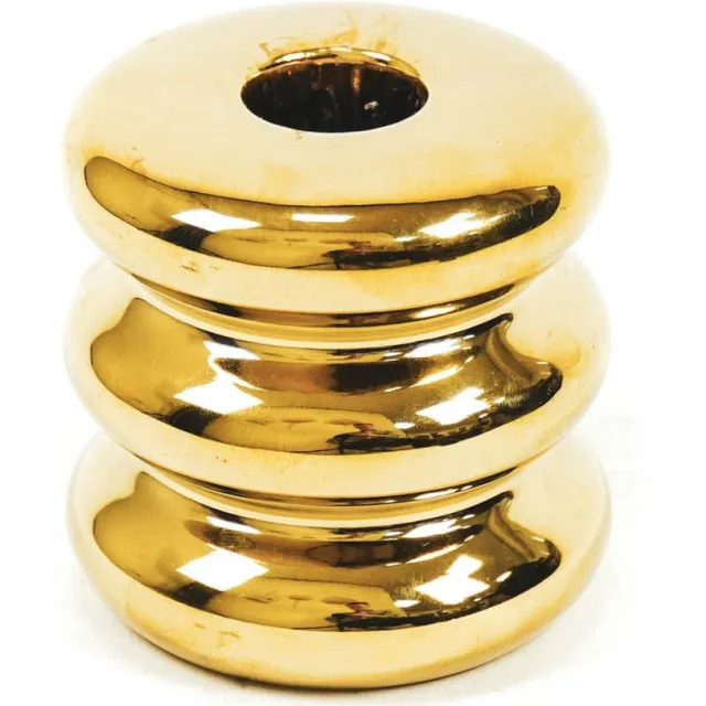 Housevitamin Bubbel Kandelaar goud - Keramiek - 8x8x8cm
