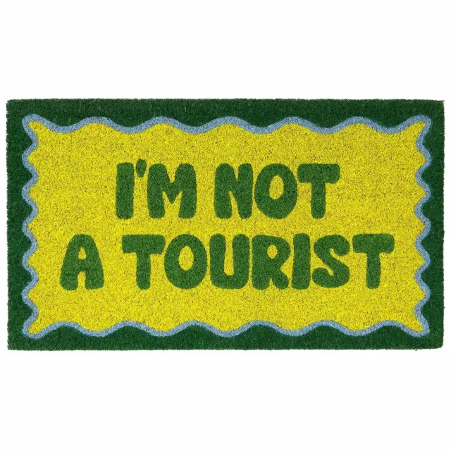 Fisura Deurmat I'm Not A Tourist groen