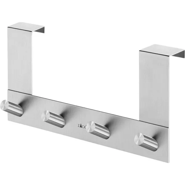Zack Exit 41 - Deurkapstok - 13,5x27cm - RVS Metallic