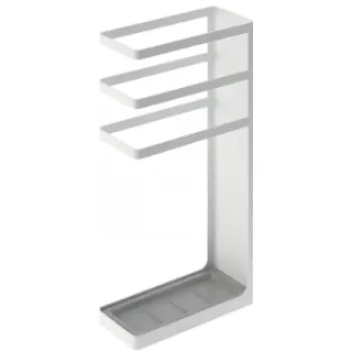 Yamazaki Geometric Umbrella Stand - Layer - White Wit