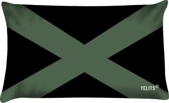 Velits outdoor Sierkussen - Buitenkussen In The Army Waterafstotend Bootkussen Cross - Multicolor - 60 Cm X 40 Cm army groen