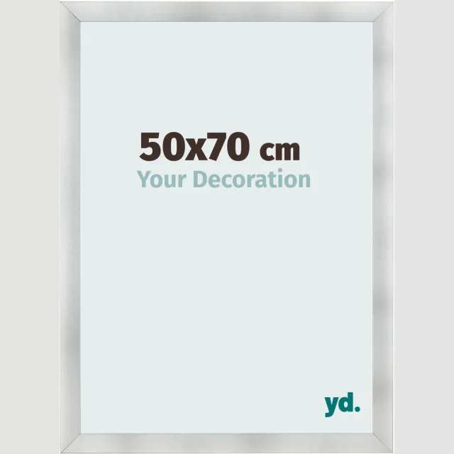 yd. Your Decoration - Fotolijst 50x70 cm - MDF - Aluminium Geborsteld - Pisa