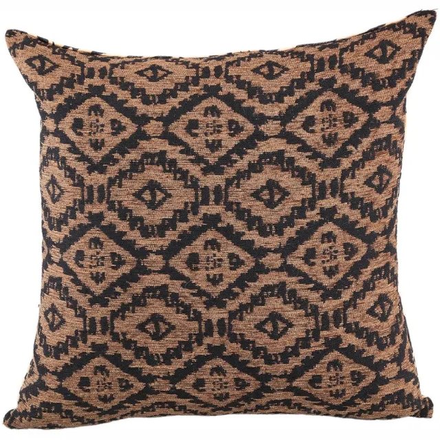 PTMD Clakre Sierkussen - 45 x 10 x 45 cm - Stof - Bruin