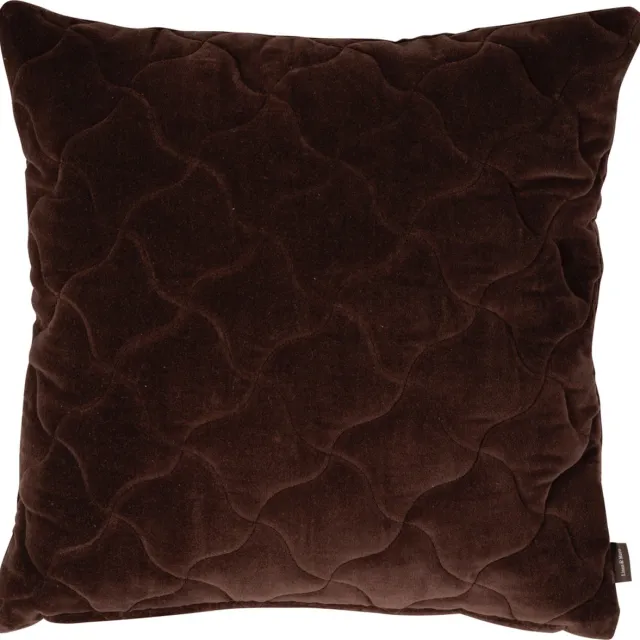 Mars & More Dayna Velvet - sierkussen bruin - 45 x 45 cm