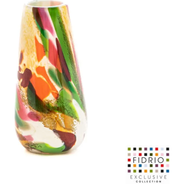 Fidrio Gloriosa - vaas - Hoogte 15 cm Mixed colours