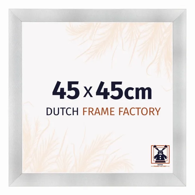 Dutch Frame Factory Fotolijst 45x45 cm - MDF - Aluminium Geborsteld - Praag