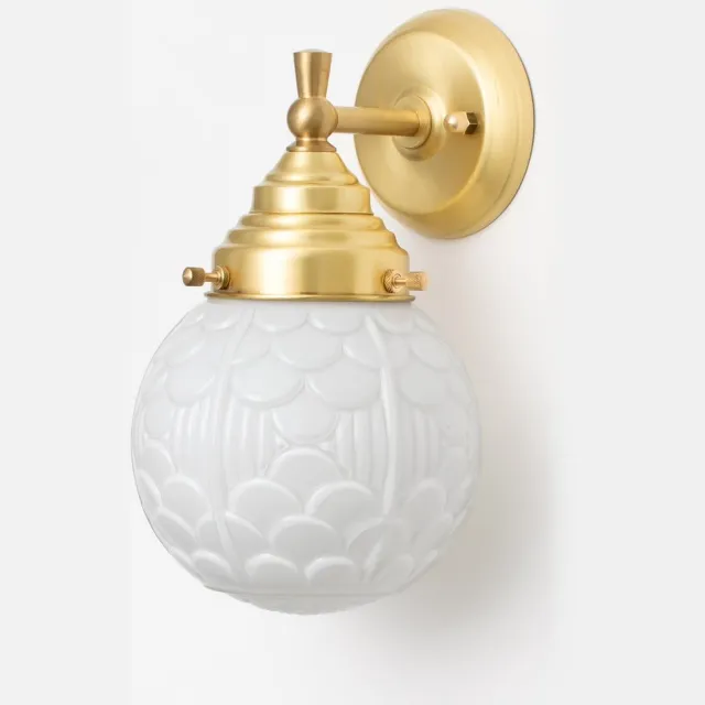 Coloured by Art Wandlamp Arcade Royal Messing - Art Deco Trade