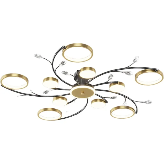 NextNovaDeals Moderne LED Plafondlamp Rond - 3000K-6500K Dimbaar - Met Afstandsbediening - Voor Woonkamer Slaapkamer Restaurant Wit