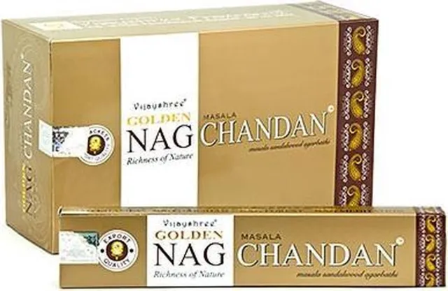 Yogi & Yogini naturals Wierook Golden Nag Chandan - 15 g - (9st.)