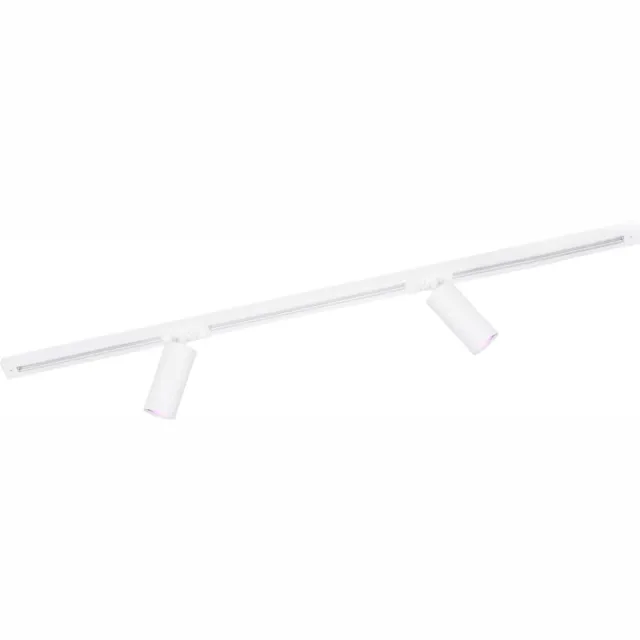 LEDVION Smart LED Railverlichting 1M + 2 Railspots (4.9W - RGB - Wit - Dimbaar) - 1-Fase