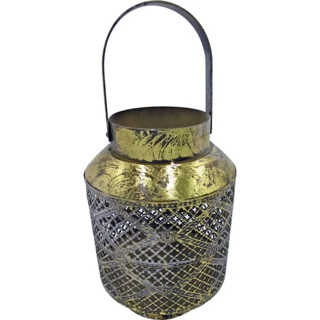 Lavandoux Metalen Lantaarn - Windlicht - Marrakesh Goud