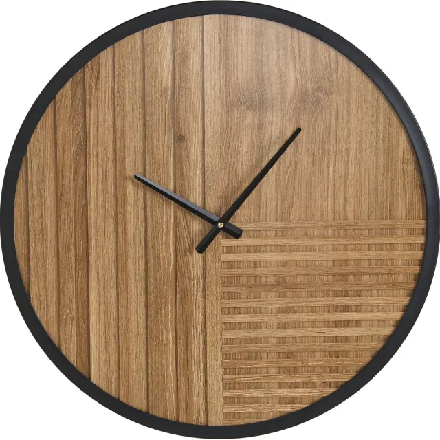 Beliani DURTAL - Wandklok - Bruin - MDF