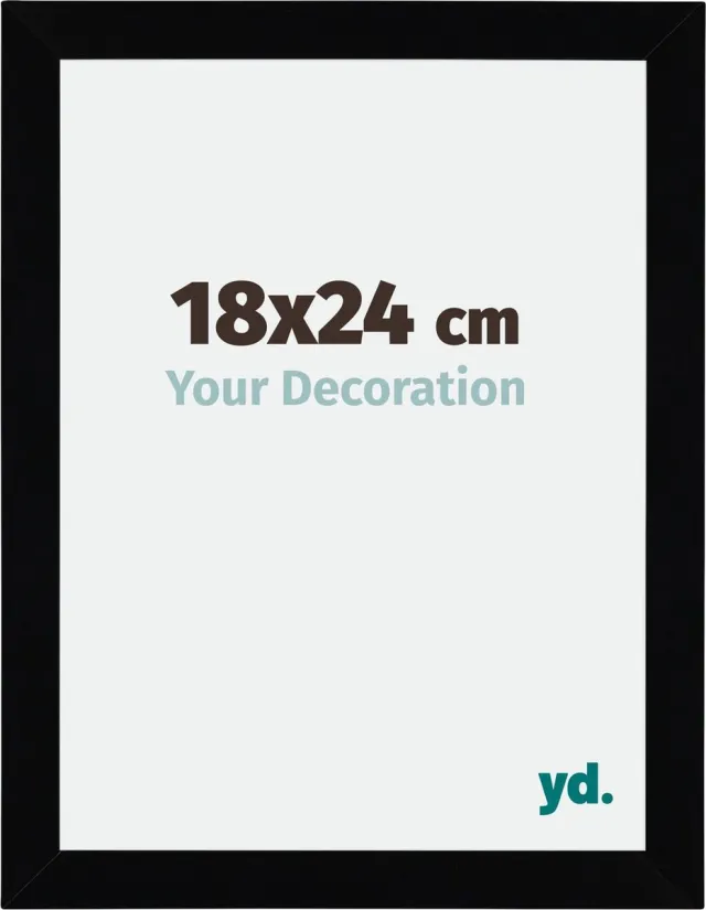 yd. Your Decoration - Fotolijst 18x24 cm - MDF - Zwart Hoogglans - Mura