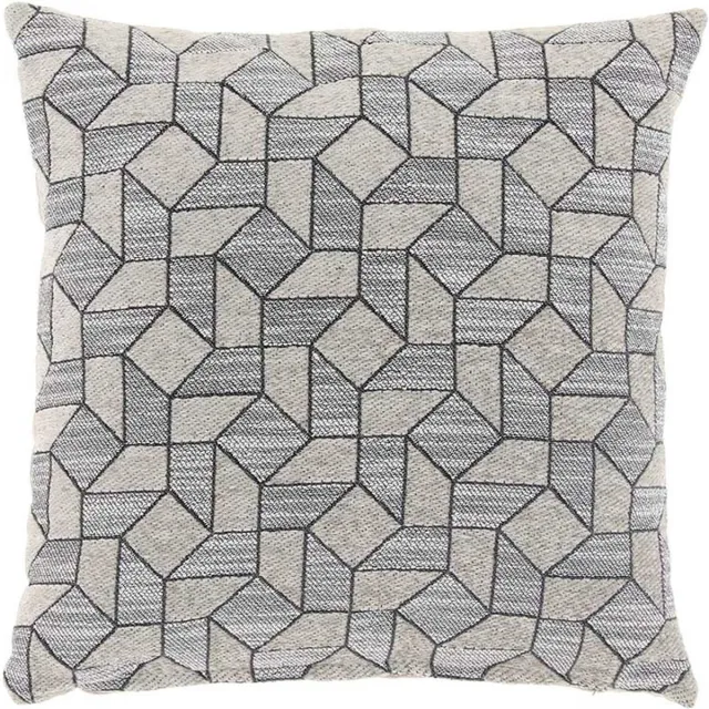 Unique Living Kussen Laslo - 45x45cm - Chateau Grey - sierkussen - grijs