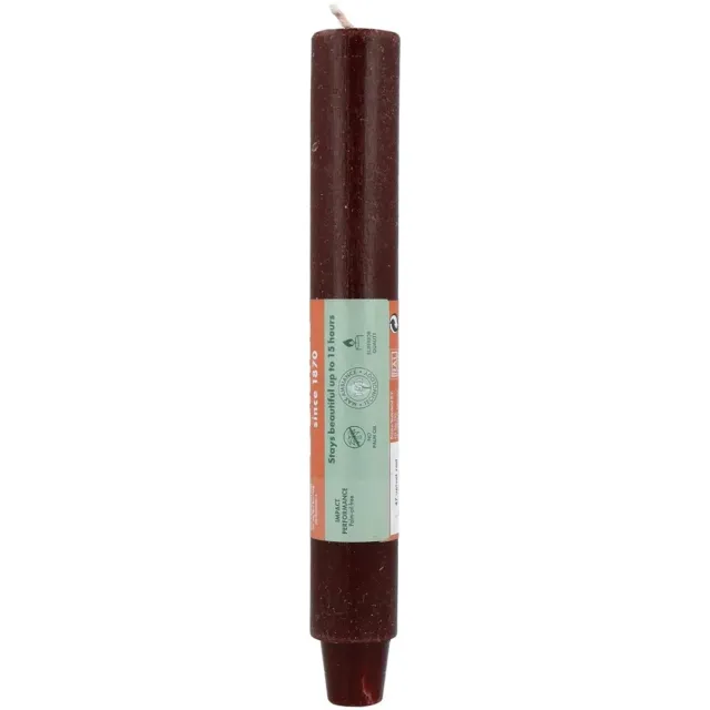 Bolsius Rustiek tafelkaars XL Velvet Red (9 stuks)