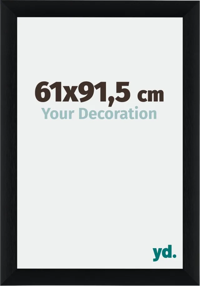 yd. Your Decoration - Fotolijst 61x91,5 cm - Aluminium - Zwart Geborsteld - Tucson