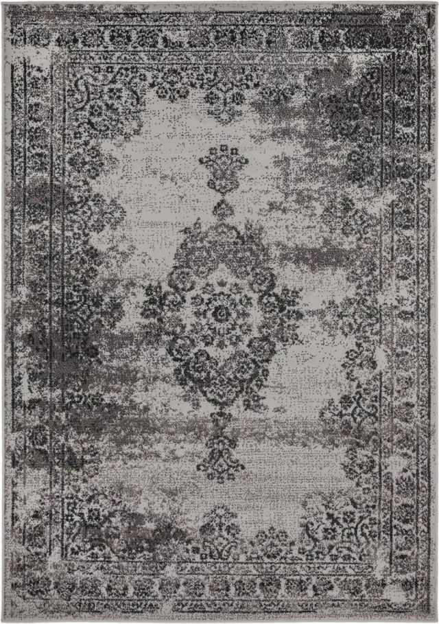 Eva Interior Vintage vloerkleed Bloom Grijs - Interieur05 - 185 x 270 cm - (L)