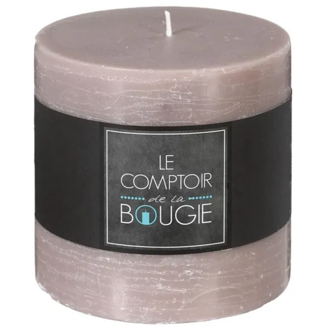 Lillou Rustiek Candle - Taupe 10x10