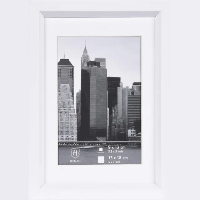 Henzo Fotolijst - Henzo - Metallica - Fotomaat 13x18 cm - Wit