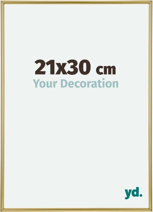 yd. Your Decoration - Fotolijst 21x30 cm - Kunststof - Goud - Annecy