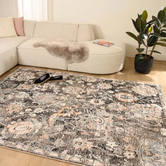 Tapeso Klassiek vloerkleed - Fancy Flowers multi 80x150