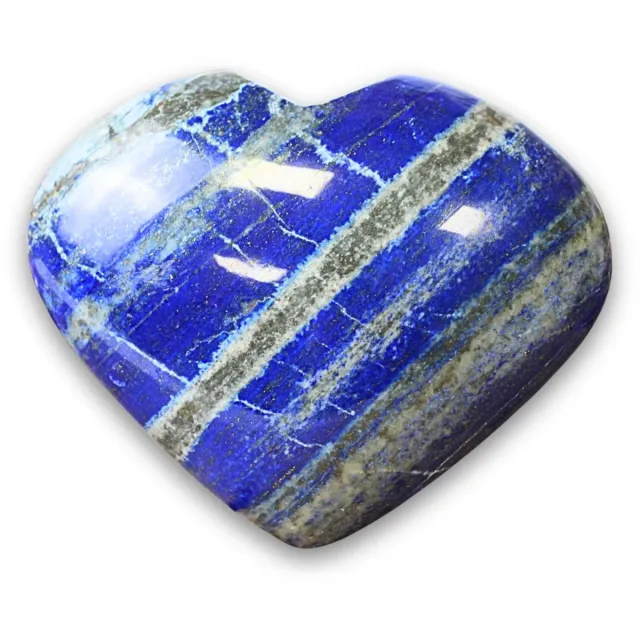 Ruben Robijn Lapis Lazuli edelsteen hart nr.28 n.n.b