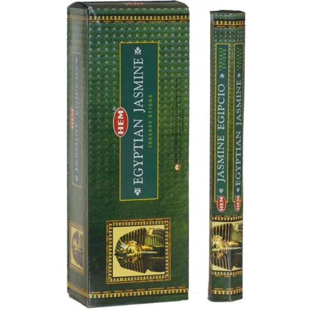 HEM Wierook - Egyptian Jasmine - Slof (6 pakjes/120 stokjes) Transparant