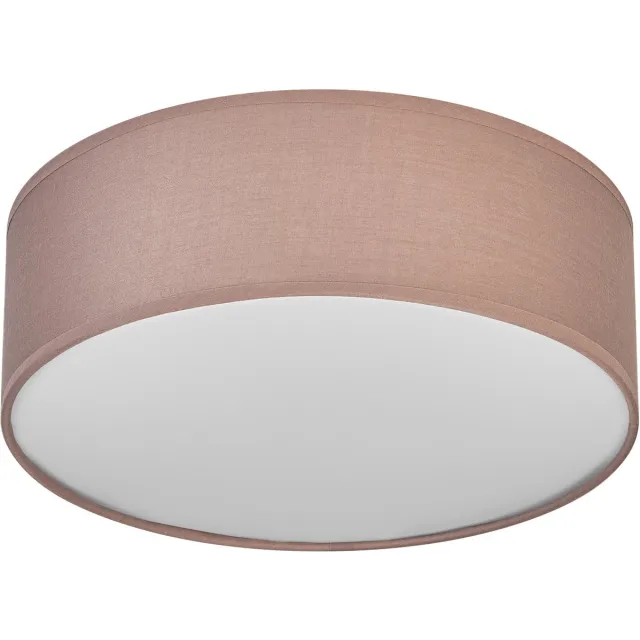 Osram ORBIS PARIS plafondlamp 300mm, bruin, E27 fitting, combineerbaar met slimme lamp, hoge kwaliteit, modern design, met stoffen kap, geschikt voor binnengebruik, rond, IP20