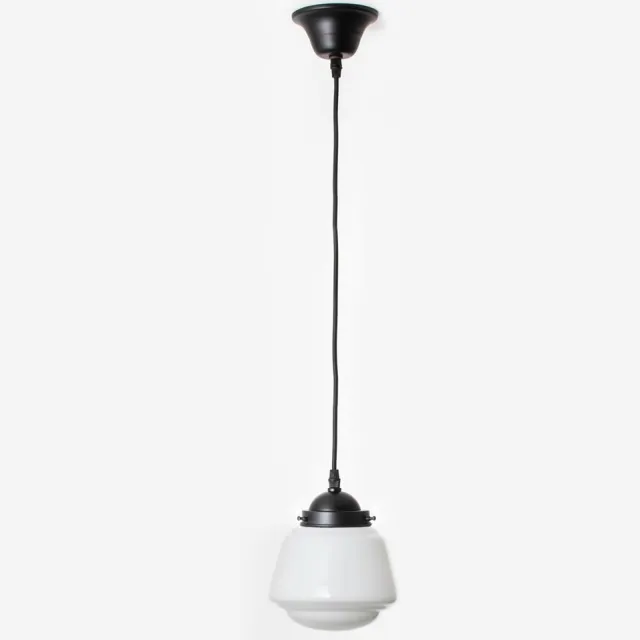 Coloured by Art Hanglamp aan snoer High Button Moonlight - Art Deco Trade Zwart