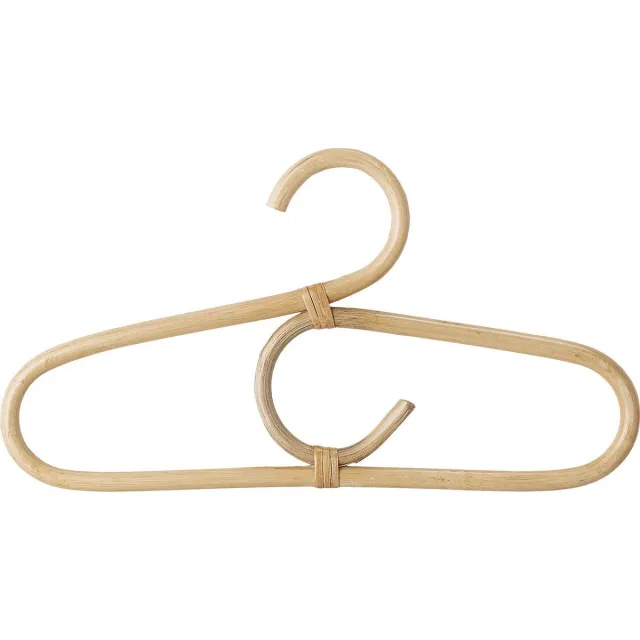 Bloomingville Mini & Kids Bloomingville kledinghanger rotan Bruin