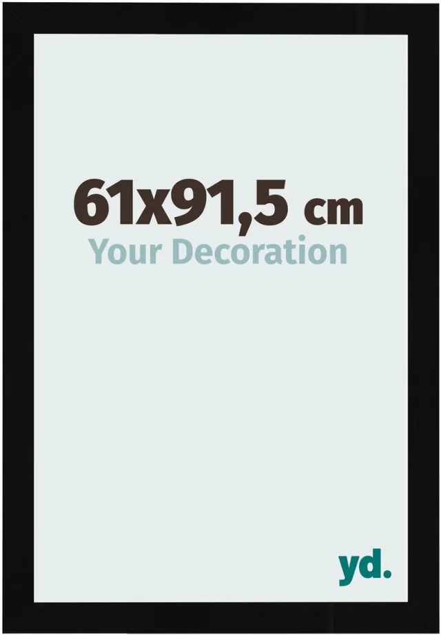 yd. Your Decoration - Fotolijst 61x91,5 cm - MDF - Zwart Hoogglans - Bologna