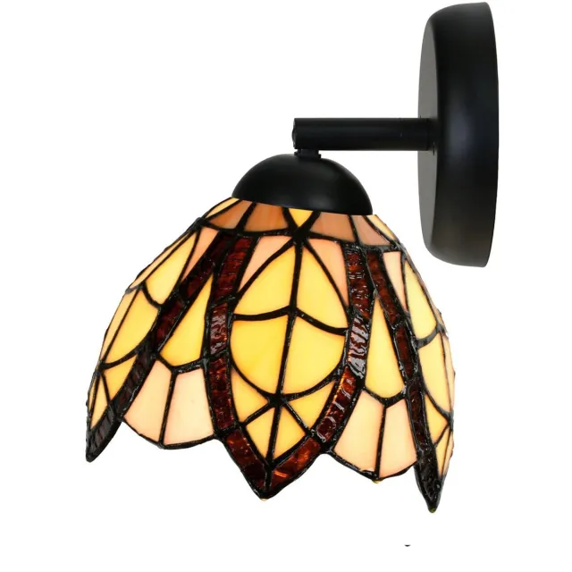 Coloured by Art Tiffany Spot zwart met Flow Souplesse Small - Art Deco Trade