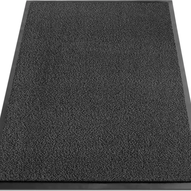 Bantach Schoonloopmat | XXL | Droogloopmat voor binnen | 70x120 Antraciet | Anti slip deurmat Zwart