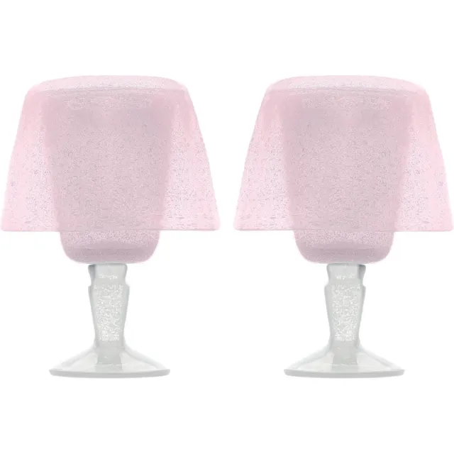 MeMento Originale Lamp Roze windlichten - set van 2 - waxinelichthouders - theelichthouders