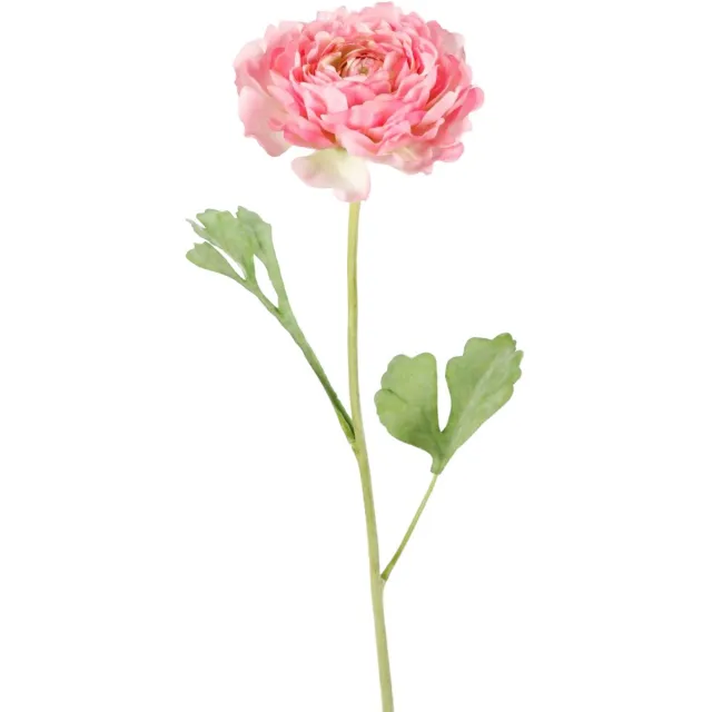 Viv! Home Luxuries Ranonkel - zijden bloem - roze - 56cm