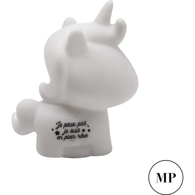 Home Deco Kids Nachtlamp Eenhoorn - Roze Lamp - Batterijen Wit
