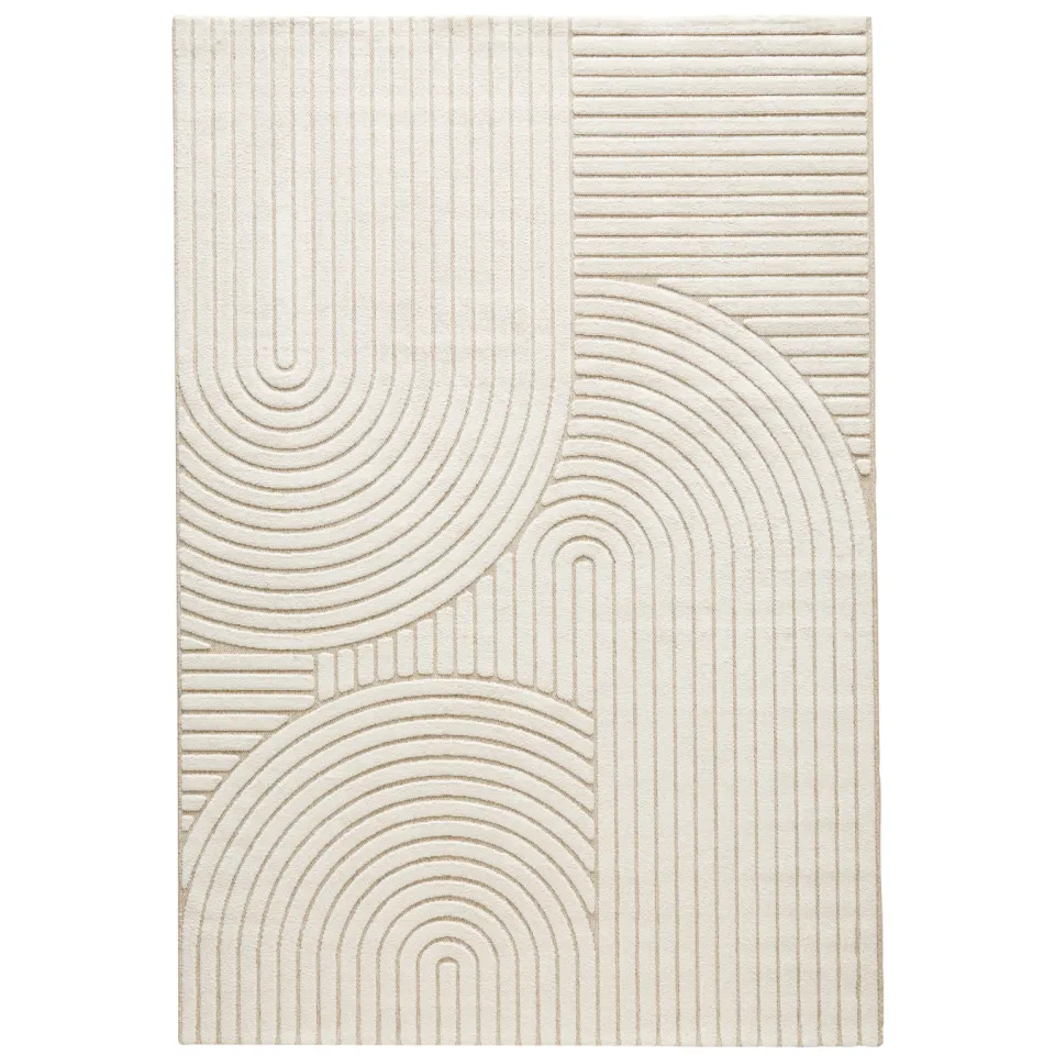NOUS Living vloerkleed Tilly crème