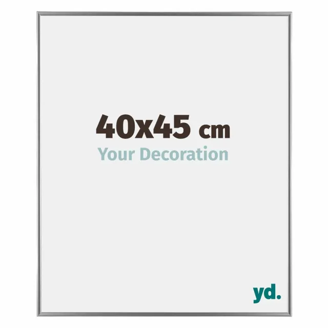 yd. Your Decoration - Fotolijst 40x45 cm - Kunststof - Zilver Hoogglans - Evry