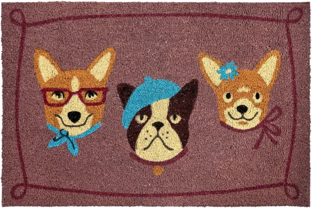 Beliani BABABU - Deurmat - Meerkleurig - 60 x 90 cm - Kokos