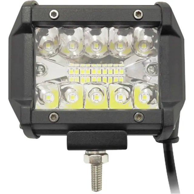 Berger & Schröter Werkschijnwerper 10 V, 12 V, 24 V, 30 V 60 W 5400 Lumen KS8160combo Brede nabijgebied belichting (b x Zwart, Zilver
