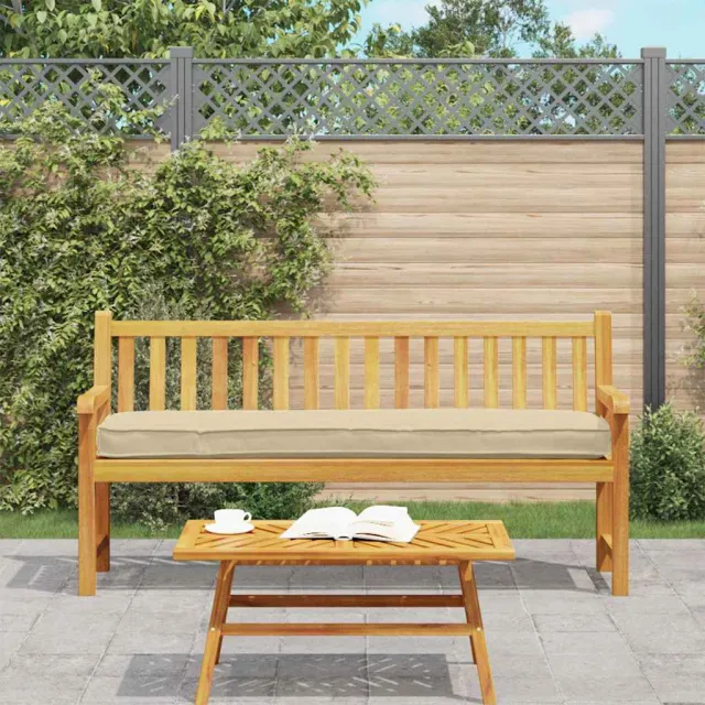 vidaXL Pallet Kussen Set 2 st Oxford Stof Beige 180 x 40 x 8 cm